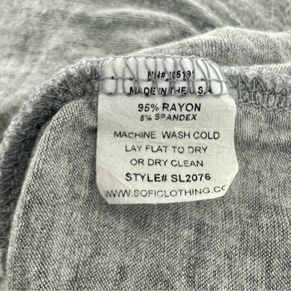 Sofi Clothing Toddler Girl's Sequins Sleeveless Jersey Dress Gray Silver 3T - Picture 9 of 11